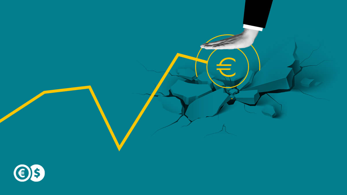 EUR/USD rate pushed down by ECB meeting result; source: Conotoxia