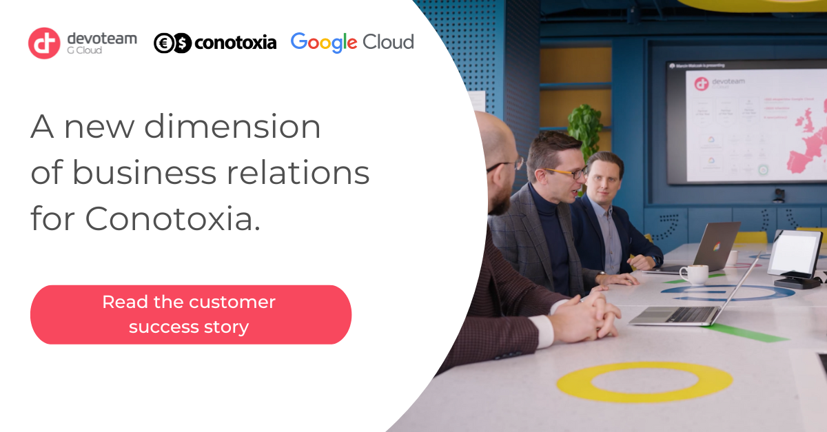 New quality of Conotoxia's business relations supported by AI from Google Cloud