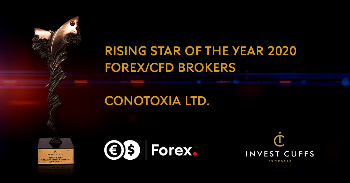 Conotoxia Ltd. awarded the title of Rising Star of the Year 2020 Forex/CFD Brokers