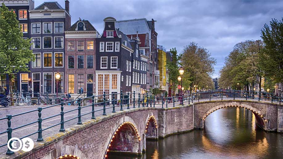 Widok na Amsterdam
